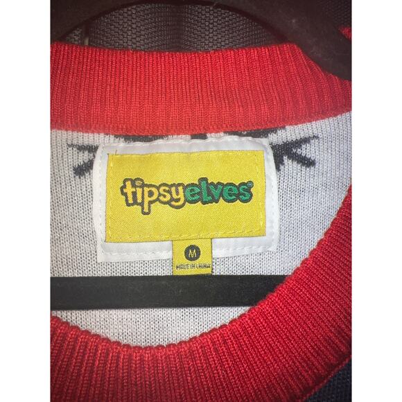 Ugly Christmas Sweater Xmas Size Medium Tipsy Elves - Picture 2 of 3